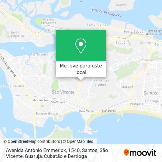 Avenida Antônio Emmerick, 1540 mapa