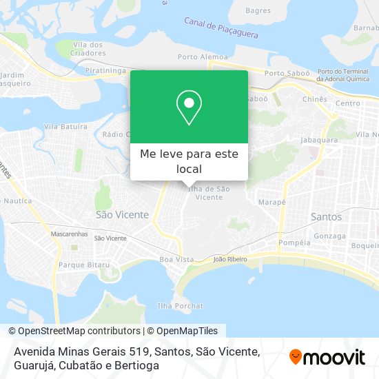 Avenida Minas Gerais 519 mapa