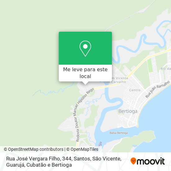 Rua José Vergara Filho, 344 mapa