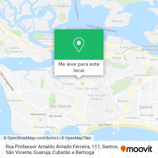 Rua Professor Arnaldo Amado Ferreira, 111 mapa