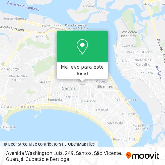 Avenida Washington Luís, 249 mapa