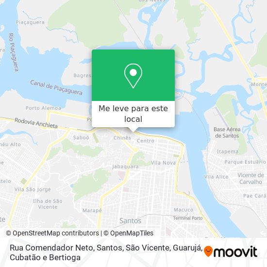 Rua Comendador Neto mapa