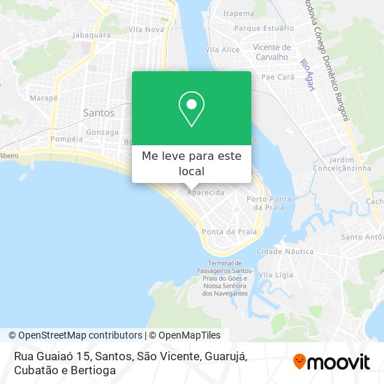 Rua Guaiaó 15 mapa