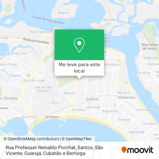 Rua Professor Reinaldo Porchat mapa
