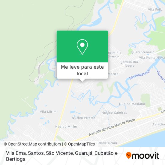 Vila Ema mapa