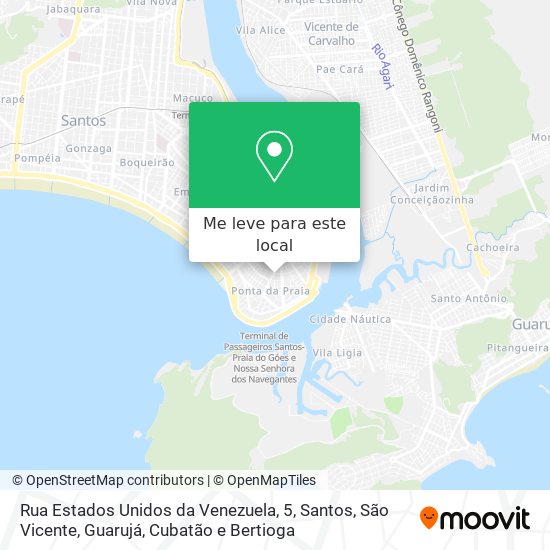 Rua Estados Unidos da Venezuela, 5 mapa