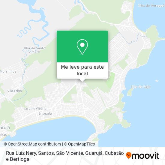 Rua Luiz Nery mapa