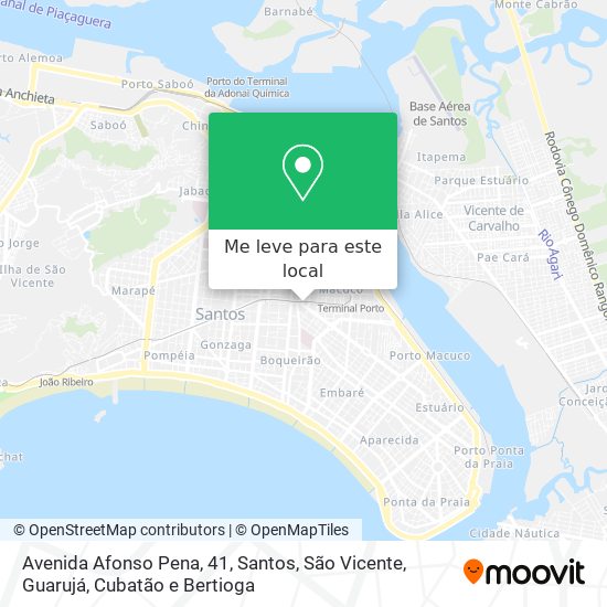 Avenida Afonso Pena, 41 mapa