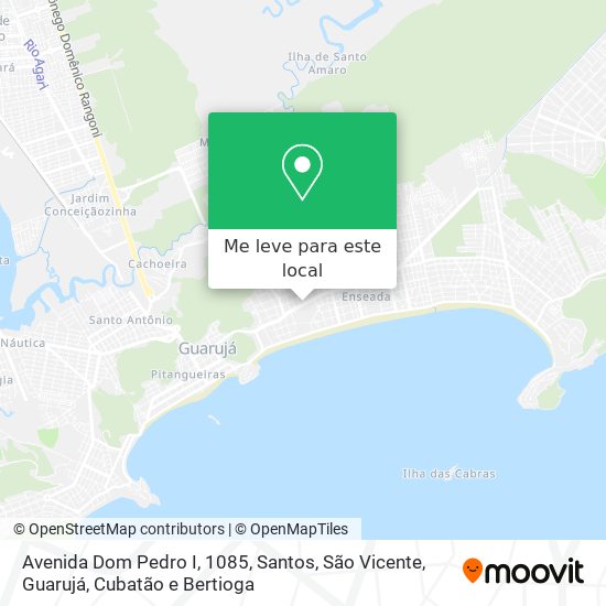 Avenida Dom Pedro I, 1085 mapa
