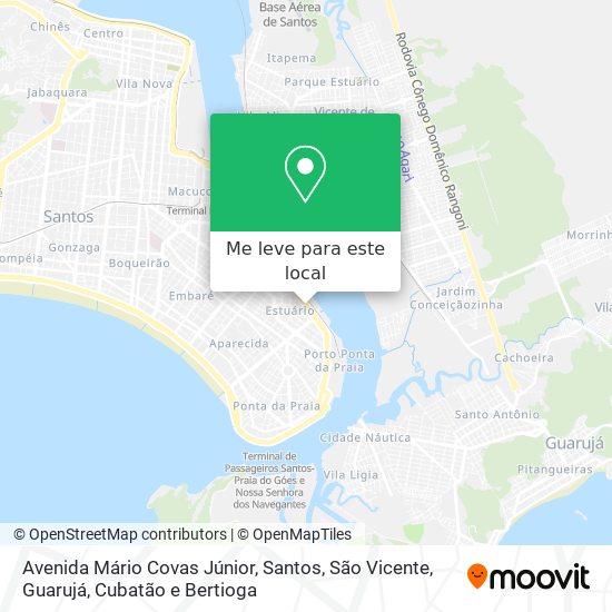 Avenida Mário Covas Júnior mapa