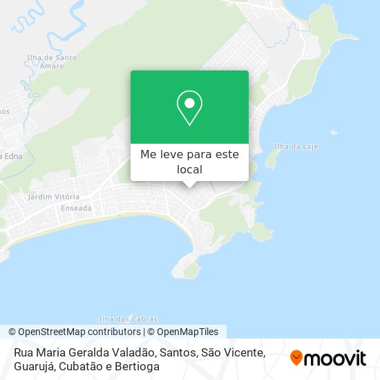 Rua Maria Geralda Valadão mapa