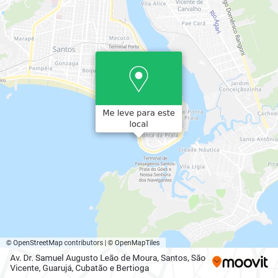 Av. Dr. Samuel Augusto Leão de Moura mapa