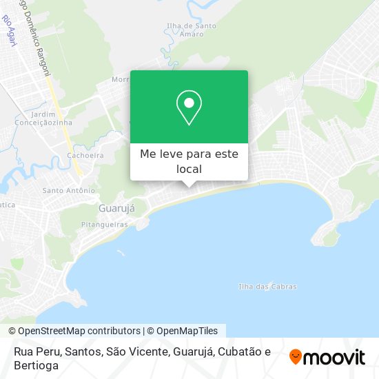 Rua Peru mapa