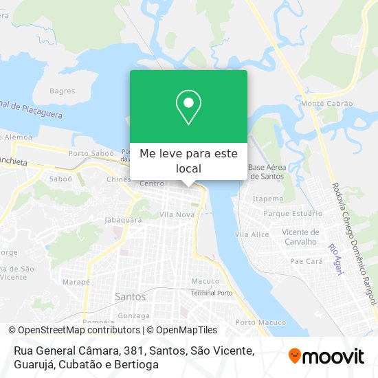 Rua General Câmara, 381 mapa