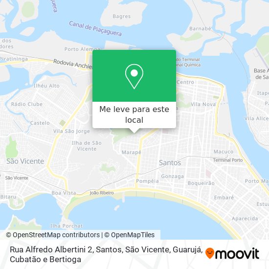 Rua Alfredo Albertini 2 mapa