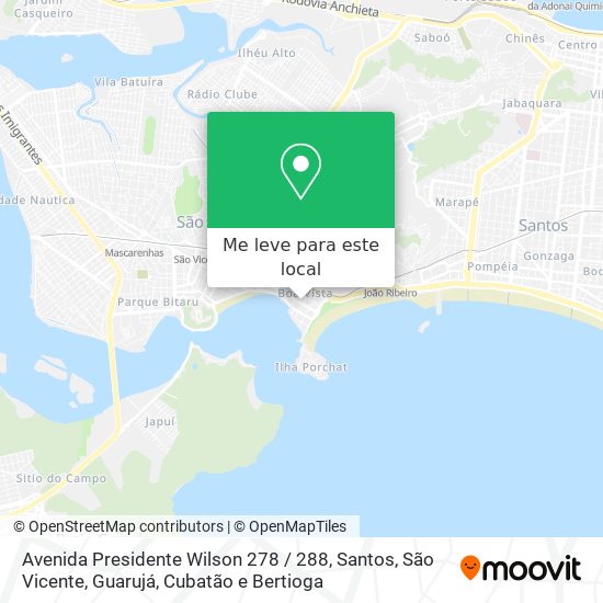 Avenida Presidente Wilson 278 / 288 mapa