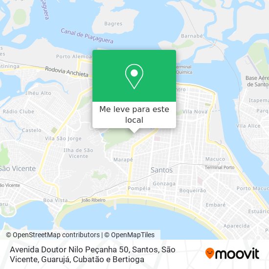 Avenida Doutor Nilo Peçanha 50 mapa
