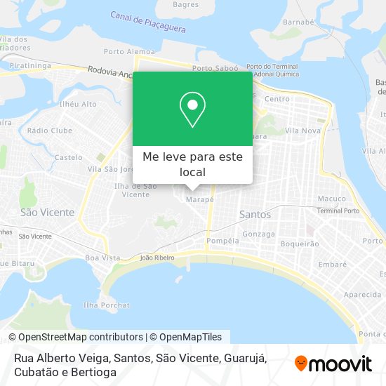 Rua Alberto Veiga mapa