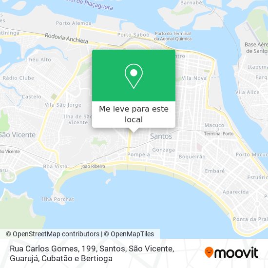 Rua Carlos Gomes, 199 mapa