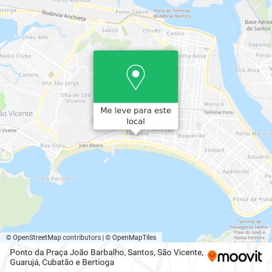 Ponto da Praça João Barbalho mapa