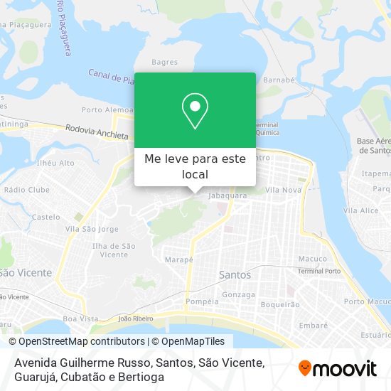 Avenida Guilherme Russo mapa