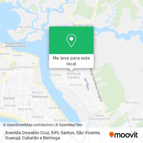 Avenida Oswaldo Cruz, 549 mapa