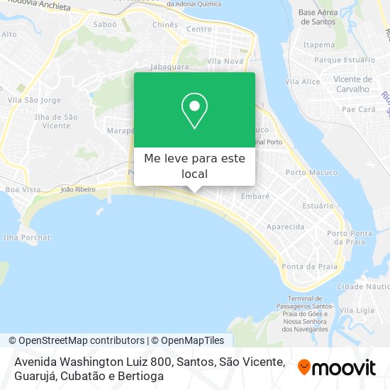 Avenida Washington Luiz 800 mapa