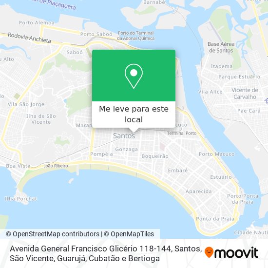 Avenida General Francisco Glicério 118-144 mapa