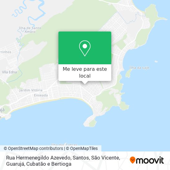 Rua Hermenegildo Azevedo mapa