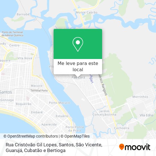 Rua Cristóvão Gil Lopes mapa