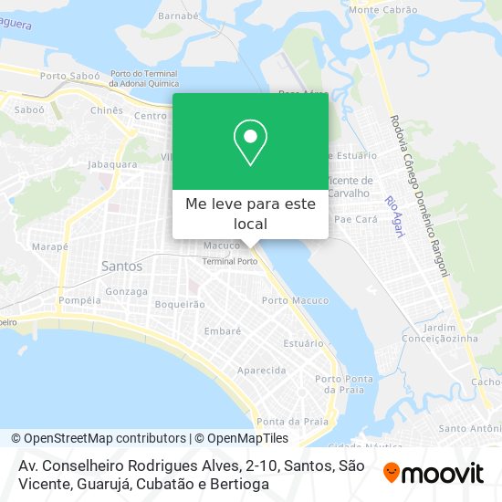 Av. Conselheiro Rodrigues Alves, 2-10 mapa