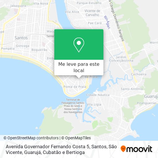 Avenida Governador Fernando Costa 5 mapa