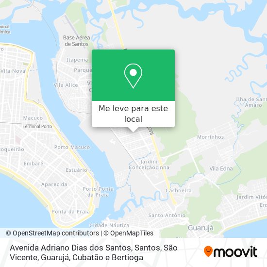 Avenida Adriano Dias dos Santos mapa