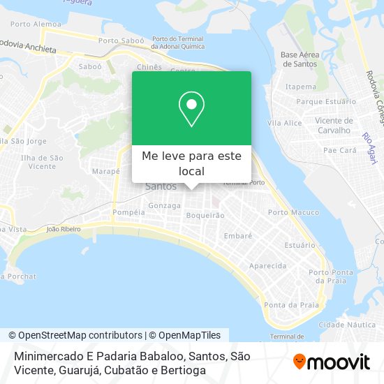 Minimercado E Padaria Babaloo mapa