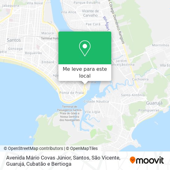 Avenida Mário Covas Júnior mapa