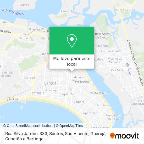 Rua Silva Jardim, 333 mapa