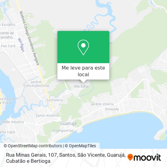 Rua Minas Gerais, 107 mapa