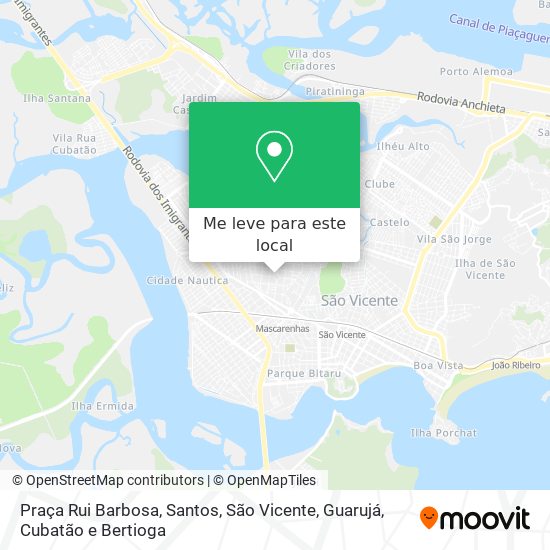 Praça Rui Barbosa mapa