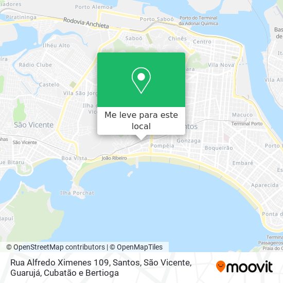 Rua Alfredo Ximenes 109 mapa