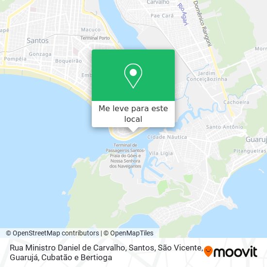Rua Ministro Daniel de Carvalho mapa