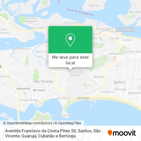 Avenida Francisco da Costa Píres 50 mapa