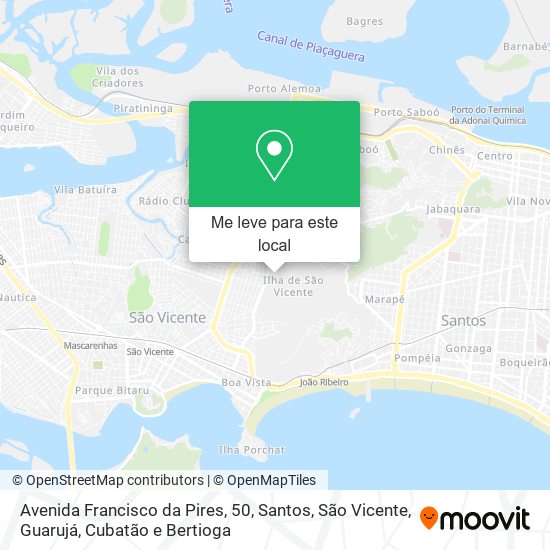 Avenida Francisco da Pires, 50 mapa