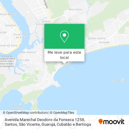 Avenida Marechal Deodoro da Fonseca 1258 mapa