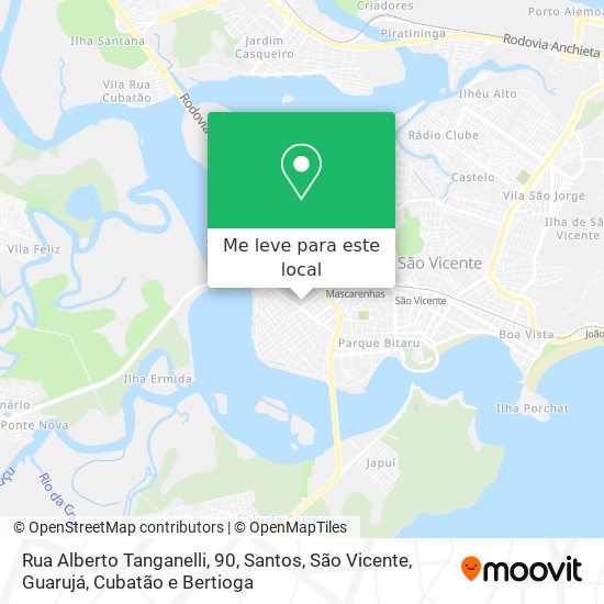 Rua Alberto Tanganelli, 90 mapa