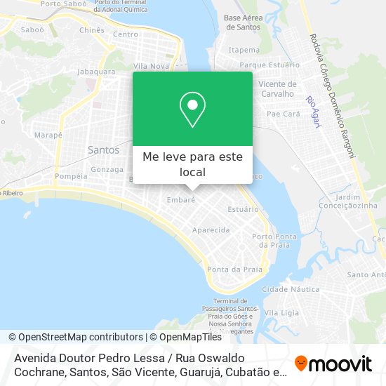 Avenida Doutor Pedro Lessa / Rua Oswaldo Cochrane mapa