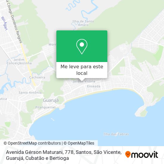 Avenida Gérson Maturani, 778 mapa