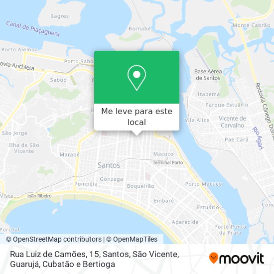 Rua Luiz de Camões, 15 mapa