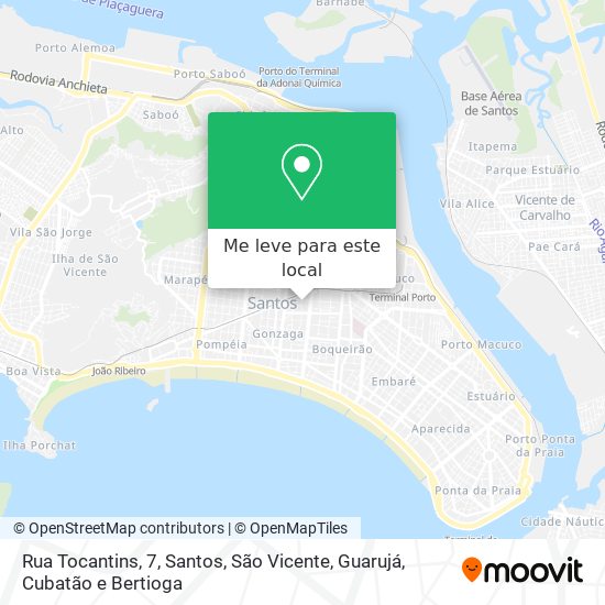 Rua Tocantins, 7 mapa