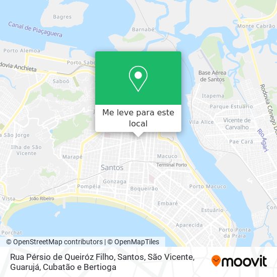 Rua Pérsio de Queiróz Filho mapa