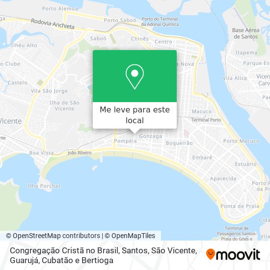 Congregação Cristã no Brasil mapa